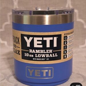 Yeti Rambler 10 oz Lowball - ULTRAMARINE VIOLET - with Black MagSlider Lid - NEW